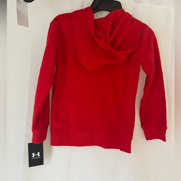 Under Armour Boys 2 Piece Zip Up Hooded Jacket Size 6 - Picture 3 of 8